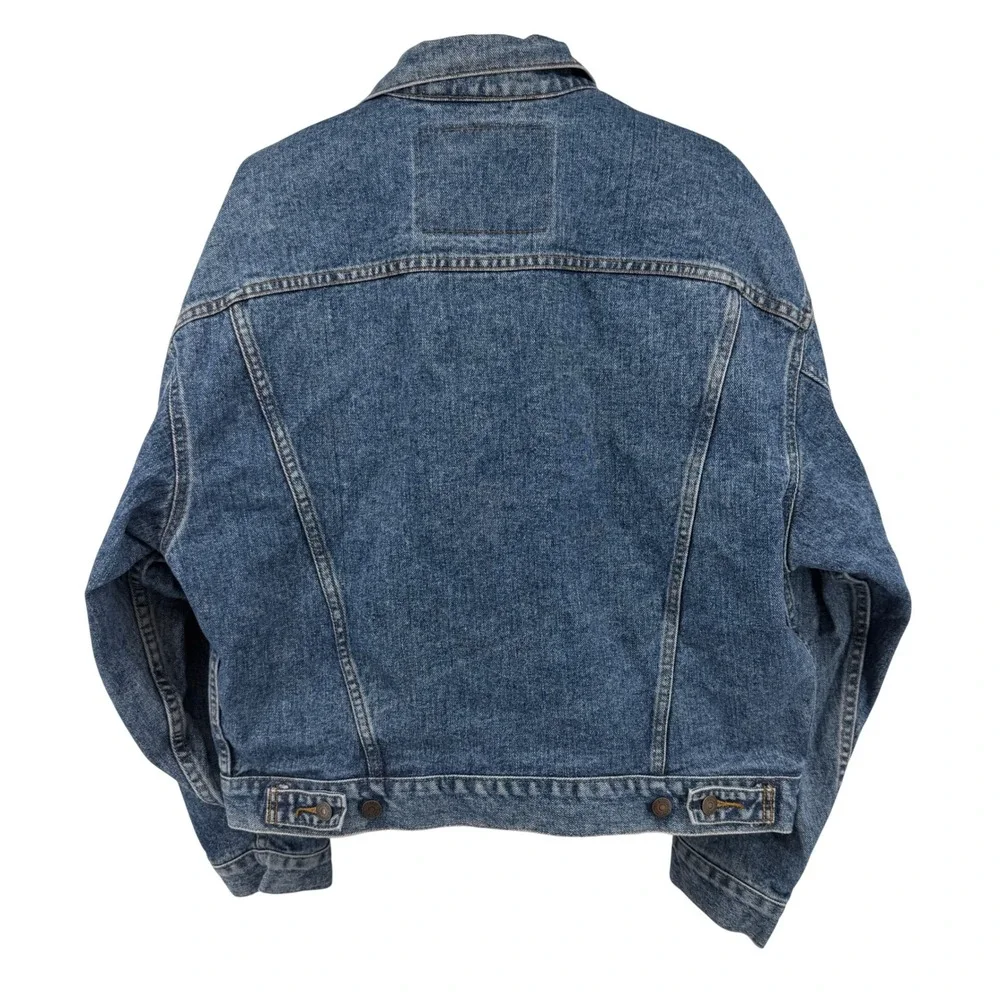 '92 Levi's Denim Jacket Mens Large Blue 70598 4891 Trucker Jean Jacket EUC - Picture 2 of 12